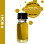 10x Amber Fragrance Oil 10ml - UNLABELLED