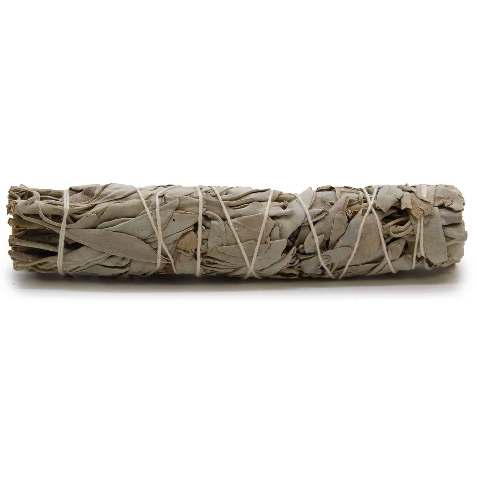 bG9jYWw6Ly9tZWRpYS85Sy9FRS82MFIzMEMxRzZSU0tFRTlLLzU0ZjM5ODRkLmpwZWc Smudge Stick - White Sage 15cm - Image 1