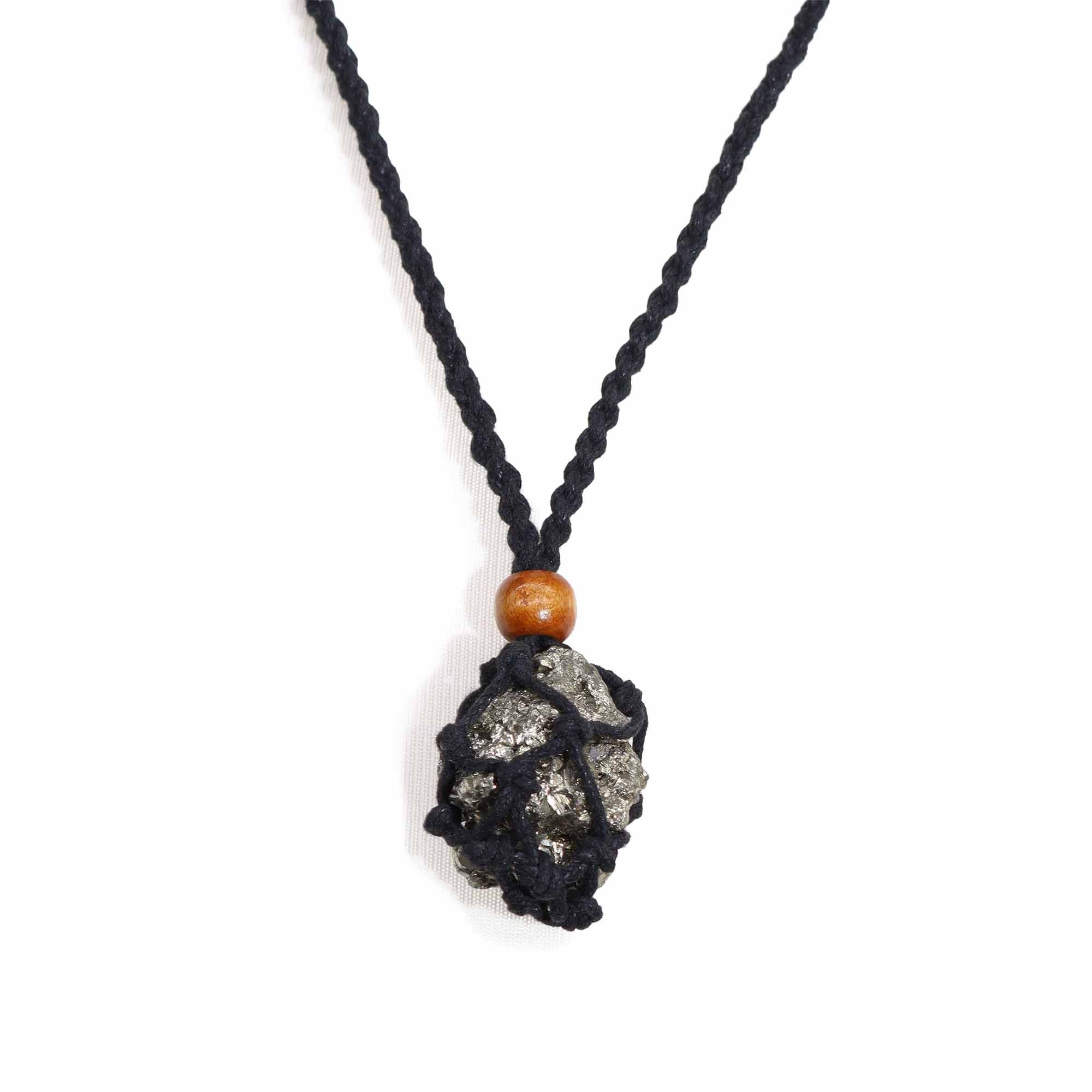 bG9jYWw6Ly9tZWRpYS85TS8yRC82MFIzMEMxRzZXU0syRDlNLzVjYTg2ODJhLmpwZWc Crystal Gemstone Necklace Cord 45cm/18inch - Black - Image 1