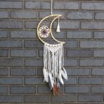 Protection Dream Cather - Macrame Moon Assorted Colours - Image 3