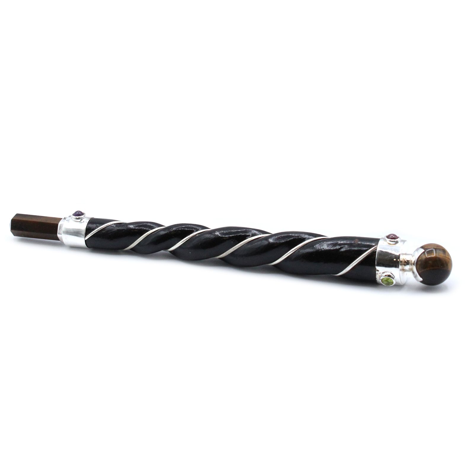 bG9jYWw6Ly9tZWRpYS85Ti9HRC82MFIzMEMxRzZSUktHRDlOLzI5MTcyZWI3LmpwZWc Twisted Healing Wand - Copper Tiger Eye Star - Image 1