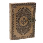 Leather Blue Mandala Notebook -18x13cm