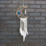 Protection Dream Cather - Macrame Moon Assorted Colours - Image 5