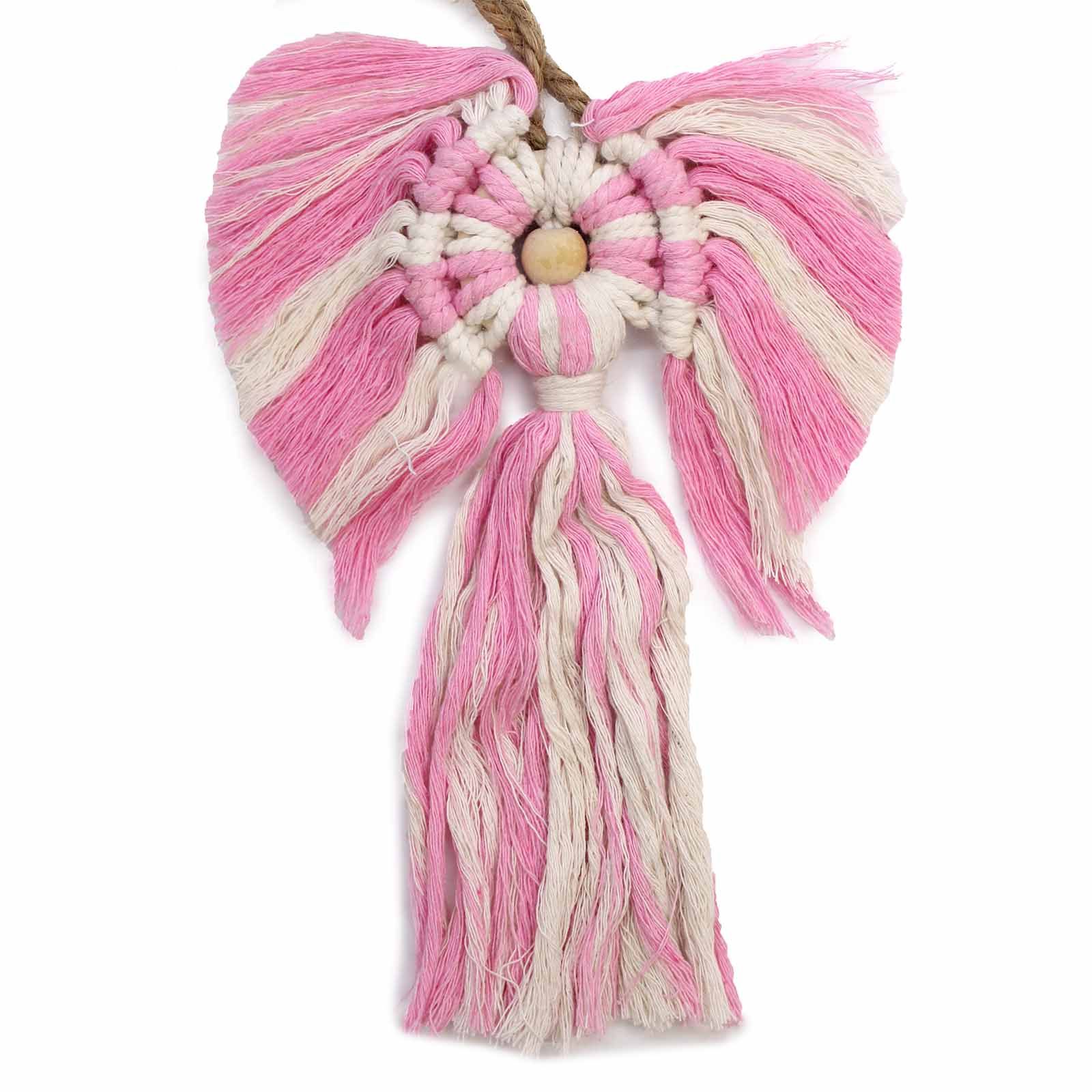 bG9jYWw6Ly9tZWRpYS85Uy8yQy82MFIzMEMxRzZSVEsyQzlTLzVkZjNmOThkLmpwZWc Macrame Angel - Guardian (girl) - Image 1