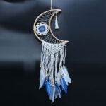 Protection Dream Cather - Macrame Moon Assorted Colours - Image 7