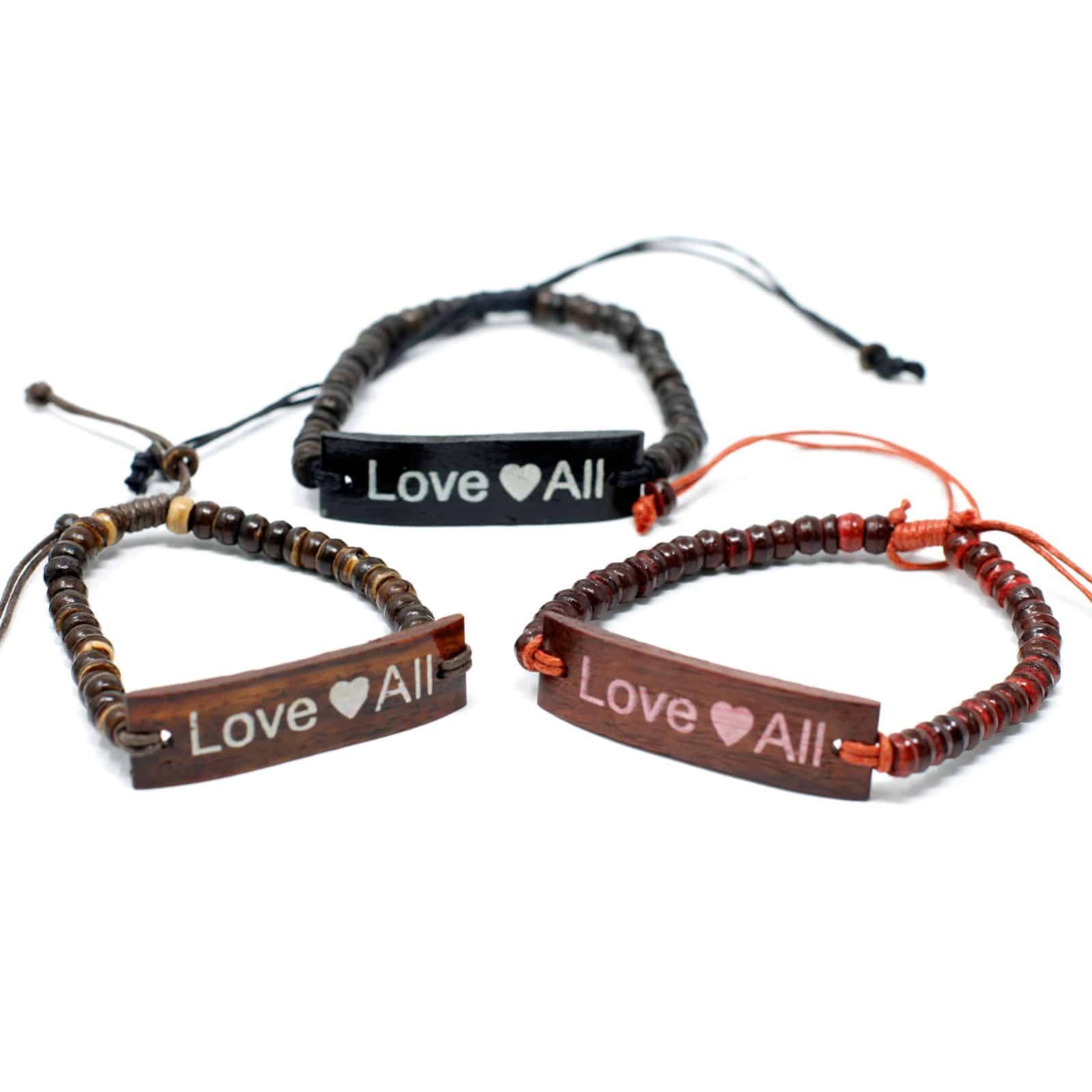 bG9jYWw6Ly9tZWRpYS8xRy8wQy82MFIzMEMxRzZNVzMwQzFHL2VmYzBkNTliLmpwZWc Coco Slogan Bangle - LoveAll - Image 1