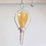 Angel Pendulum with Ring- Yellow Quartz - Image 2