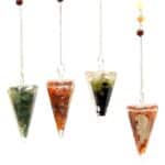 Orgonite Power Chakra Pendulum - Angel Wing - Image 2