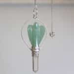 Angel Pendulum with Ring- Green Aventurine - Image 2