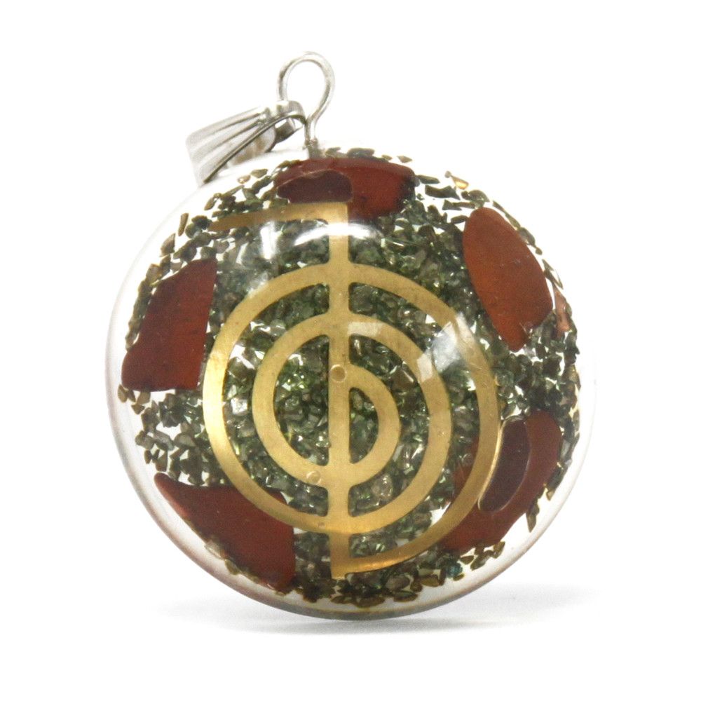 bG9jYWw6Ly9tZWRpYS8xTS84RS82MFIzMEMxRzZNVjM4RTFNLzE3NTVhYzRlLmpwZWc Orgonite Power Pendant - Symbolic Power Dome - Image 1
