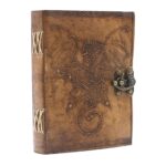 Leather Dragon Notebook - 20x15cm