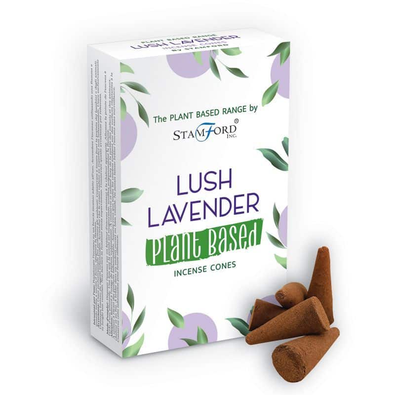 bG9jYWw6Ly9tZWRpYS8xUy84RS82MFIzMEMxRzZSU0s4RTFTLzkyOWQ4YWMwLmpwZWc Plant Based Incense Cones - Lush Lavender - Image 1
