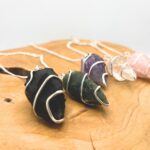 Raw Gemstone Pendulum - Black Agate - Image 2