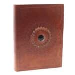 Leather Black Onyx Notebook 17x12cm