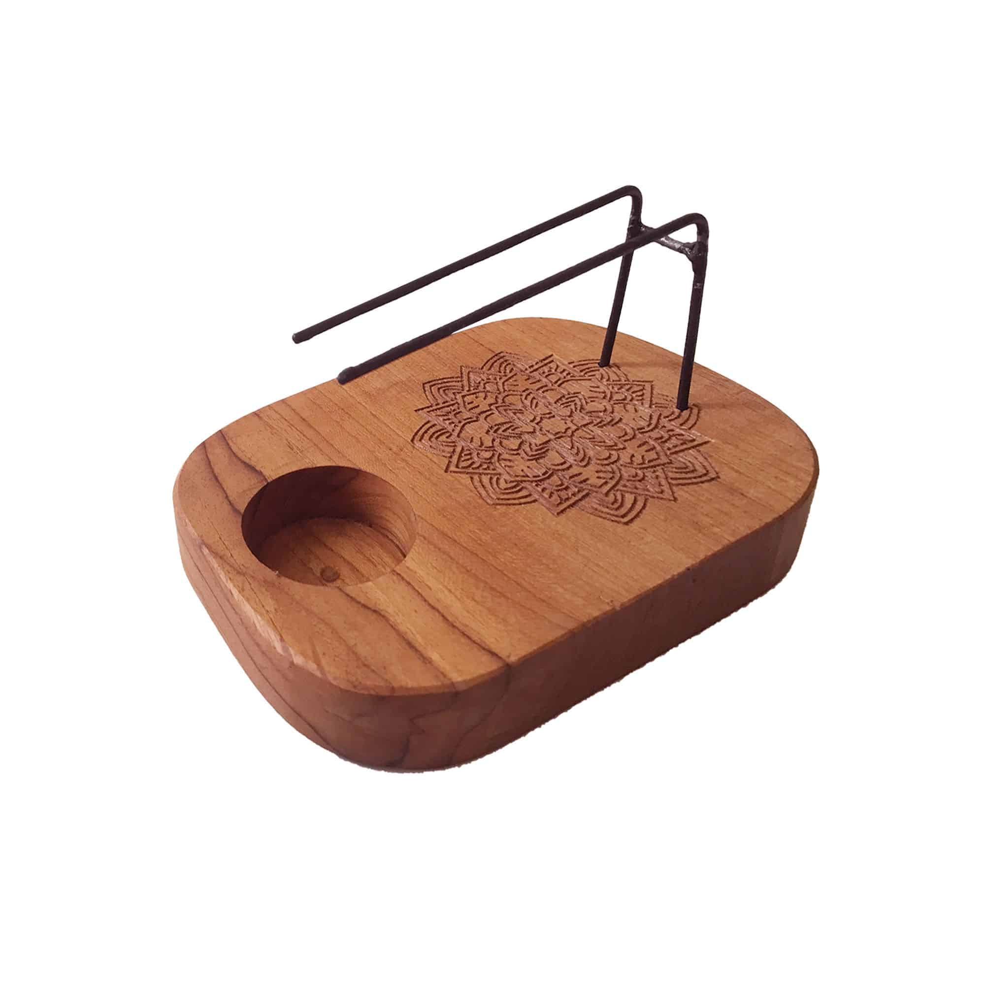 bG9jYWw6Ly9tZWRpYS9IUC9DRC82MFIzMEMxRzZXUzNDREhQL2JlN2UyZDZmLmpwZWc Palo Santo Heater - Teak Wood - Mandala Design - Image 1