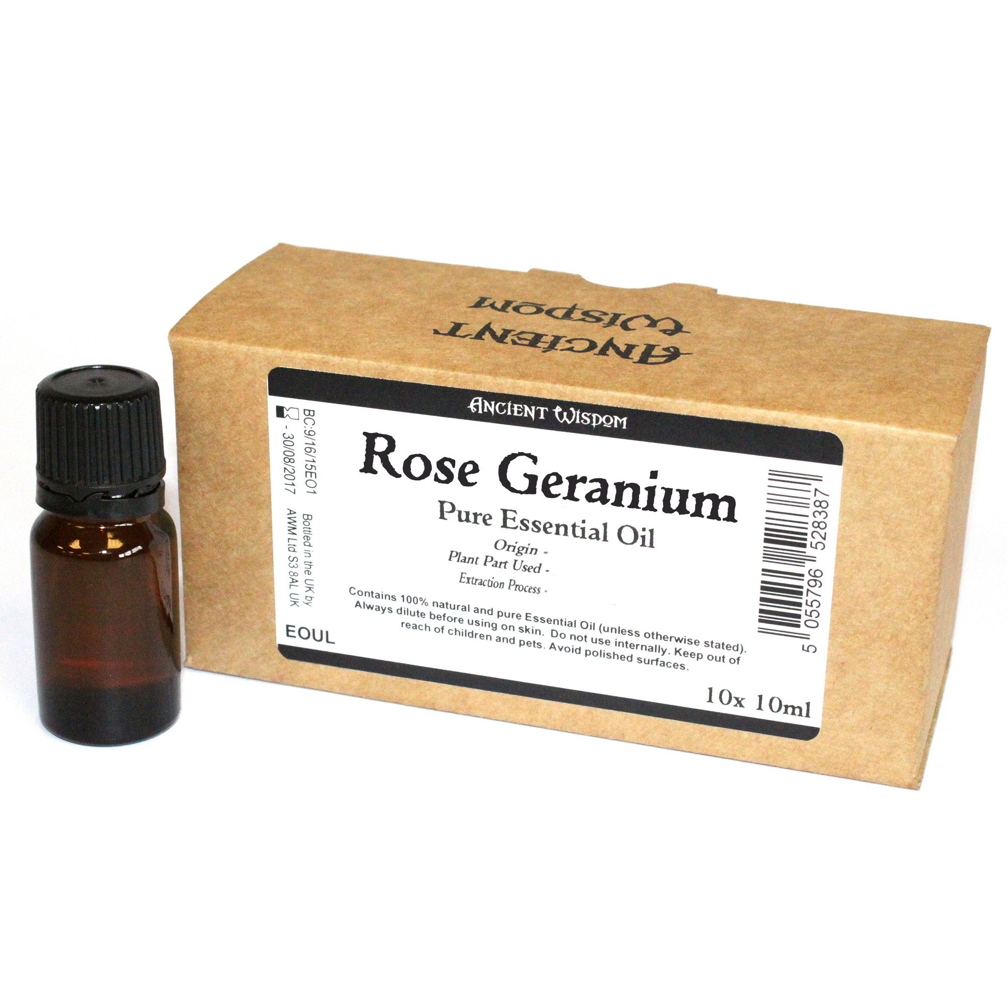 bG9jYWw6Ly9tZWRpYS9IUS9FQy82MFIzMEMxRzZHUzNFQ0hRL2JiZWM0YzI0LmpwZWc 10x 10ml Rose Geranium Essential Oil Unlabelled - Image 1
