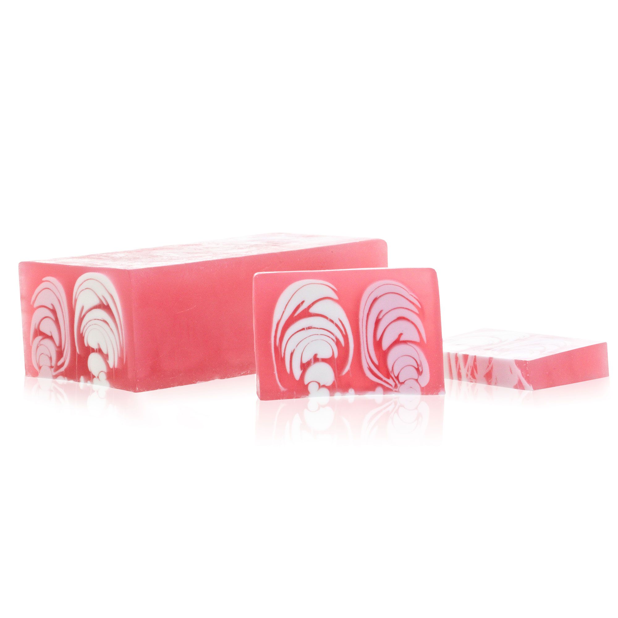 bG9jYWw6Ly9tZWRpYS9TRy9DRC82MFIzMEMxRzZNV0tDRFNHLzhiNDI4Yjk5LmpwZWc Hand-crafted Soap - Rose - Slice 115g approx - Image 1