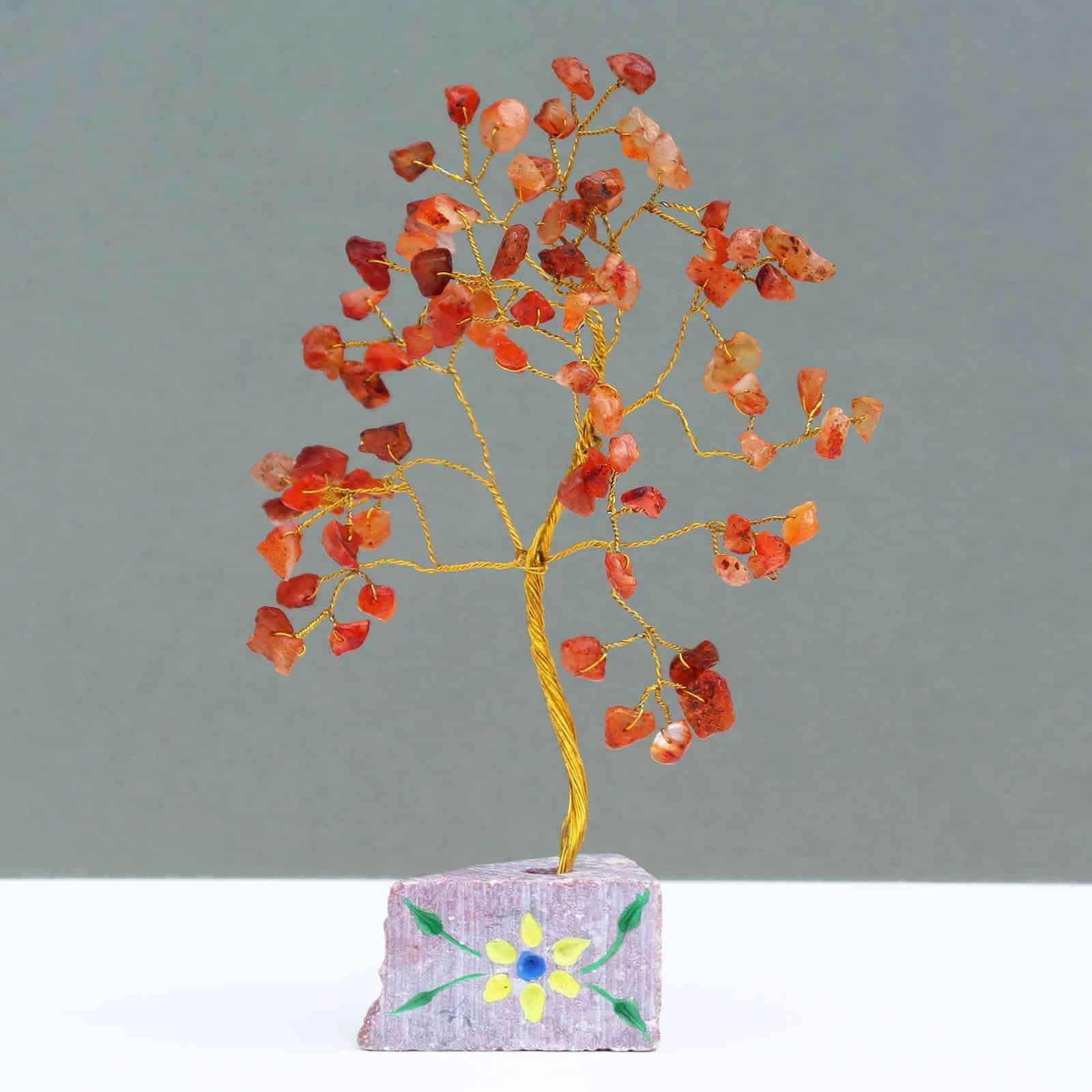 bG9jYWw6Ly9tZWRpYS9TSC9BQy82MFIzMEMxRzY4U0tBQ1NILzQyOTFkMjRlLmpwZWc Carnelian Gemstone Tree - 80 Stones - Image 1