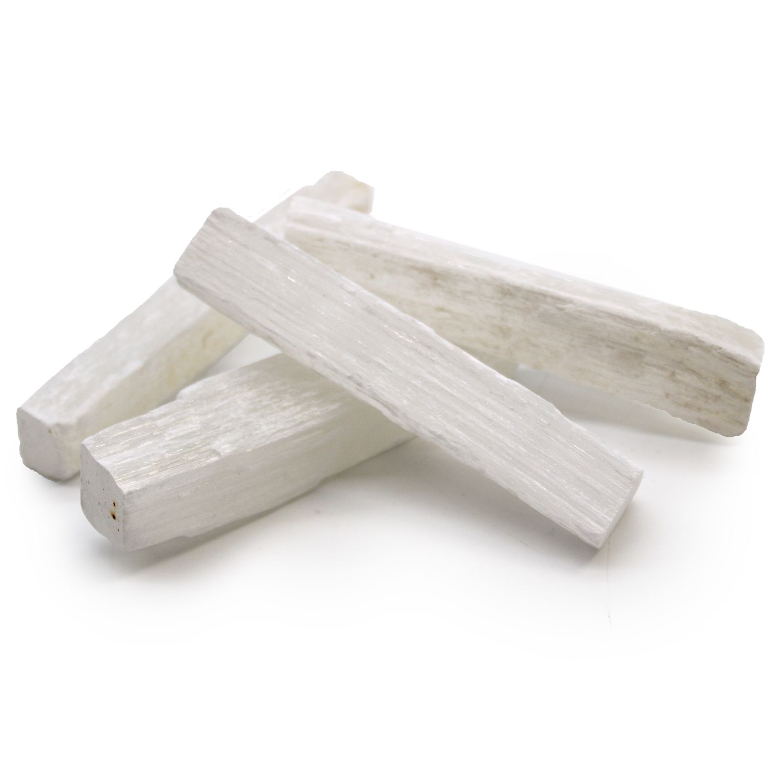 bG9jYWw6Ly9tZWRpYS9TSi9KRC82MFIzMEMxRzZSUzNKRFNKL2U4NjI3MjA2LmpwZWc Selenite Stick Raw Crystal - Natural Stone 7-10cm - Image 1
