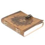 Leather Greenman Notebook - 20x15cm - Image 3