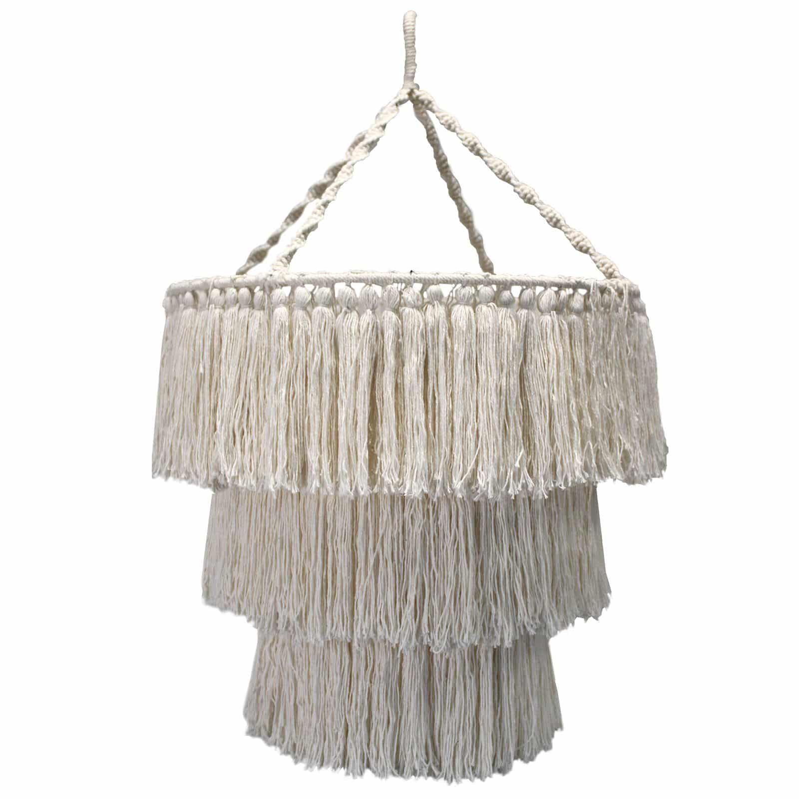 bG9jYWw6Ly9tZWRpYS9TUS9DQy82MFIzMEMxRzZSU0tDQ1NRLzc4ZTUwNTUxLmpwZWc Macrame Soft Chandelier - Natural - Image 1