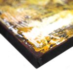 Buddah Painting - Grey Brocade Detail - Image 4