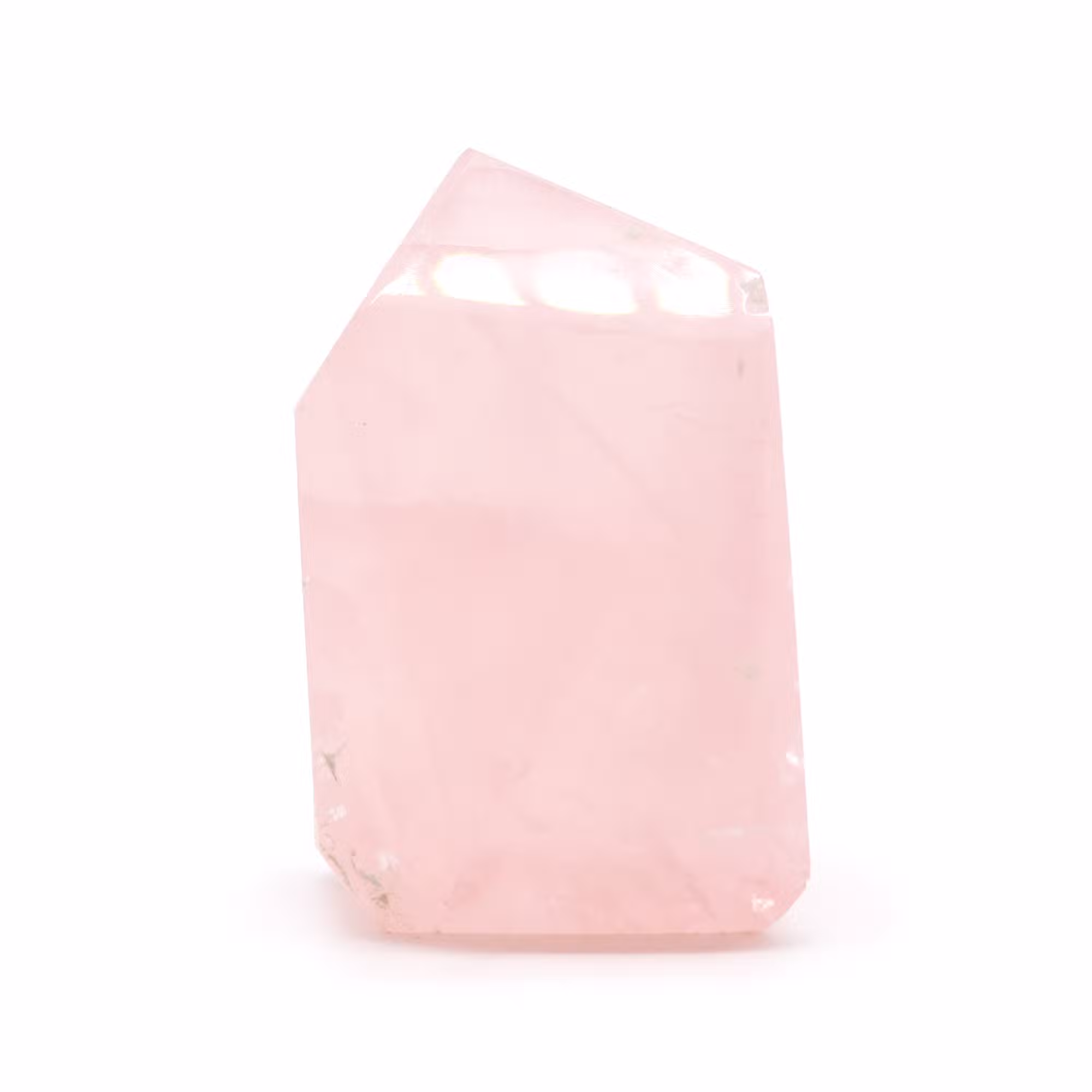 8587848d Gemstone Points approx 6cm (0.5KG) - Indian Rose Quartz - Image 1
